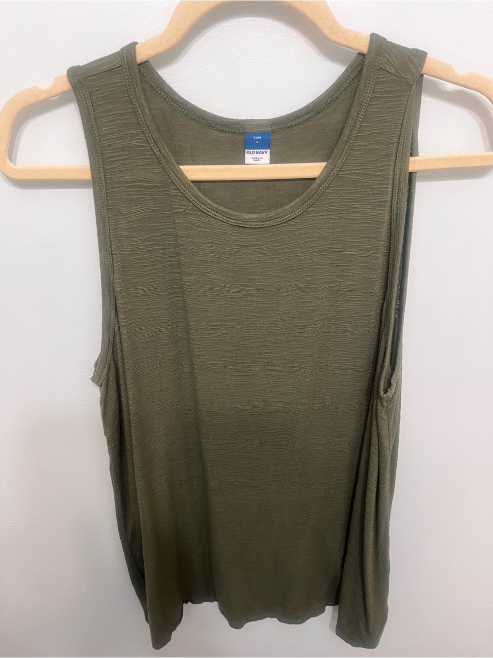 Old Navy luxe Olive Green Sleeveless Tank Top